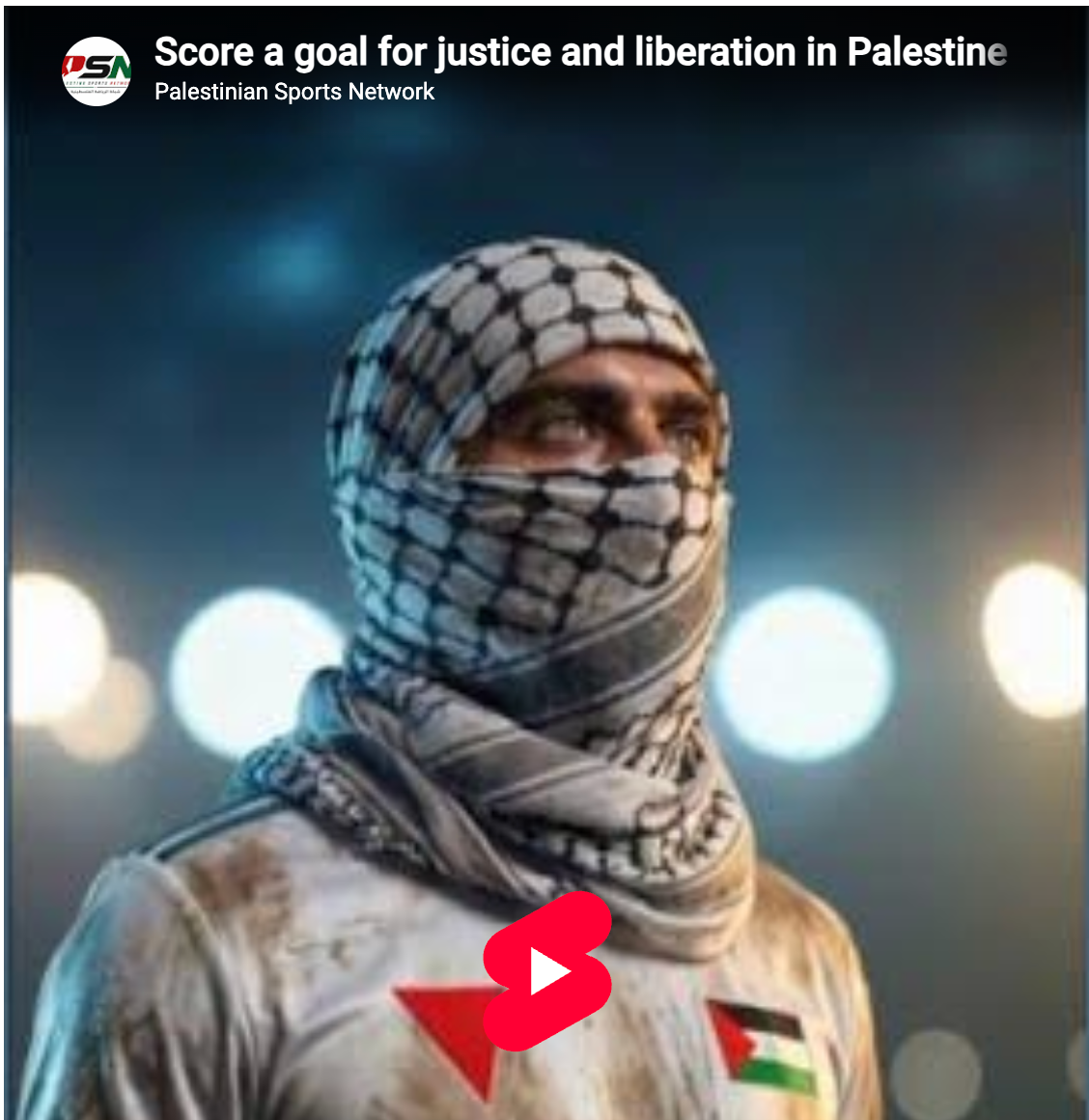 Video: Score a goal for justice and liberation in Palestine!