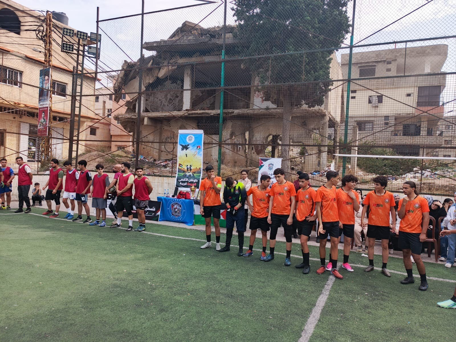 El Club Al-Majdal conquista la Copa Ali Fouda tras enfrentarse al Club Yabous en el campamento de Nahr al-Bared